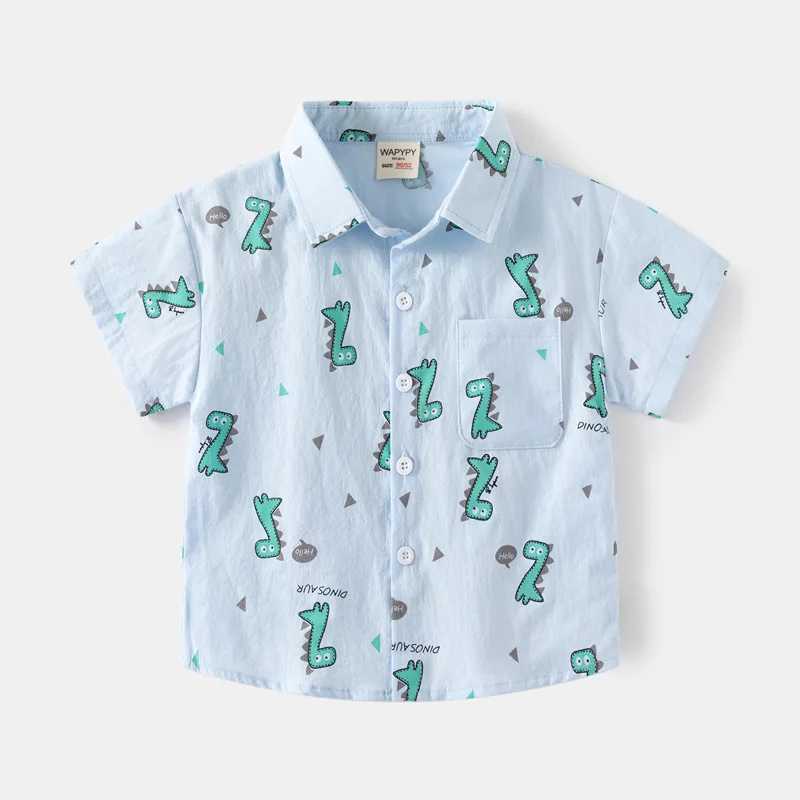 Childrens Summer Polo Shirt Tops for Boy New Clothing Short Sleeve Top Wear Kids CostumesXJ241225
