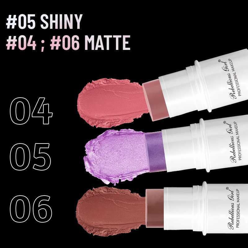 Natural Cheek Ber Cream 6 color b makeup Lasting smooth Rouge B Stick Waterproof b Stick Matte Contour MakeupXJ241225