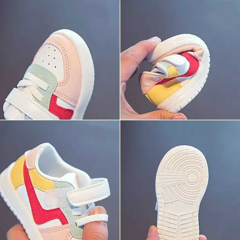 Athletic Outdoor New kids Sneakers Boys Girls Toddler non-slip Board shoes Fashion Leather kids Flats Baby Running Sports Shoe Infant Casual Shoe H241