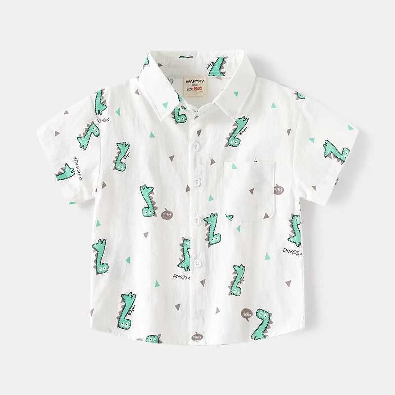 Childrens Summer Polo Shirt Tops for Boy New Clothing Short Sleeve Top Wear Kids CostumesXJ241225