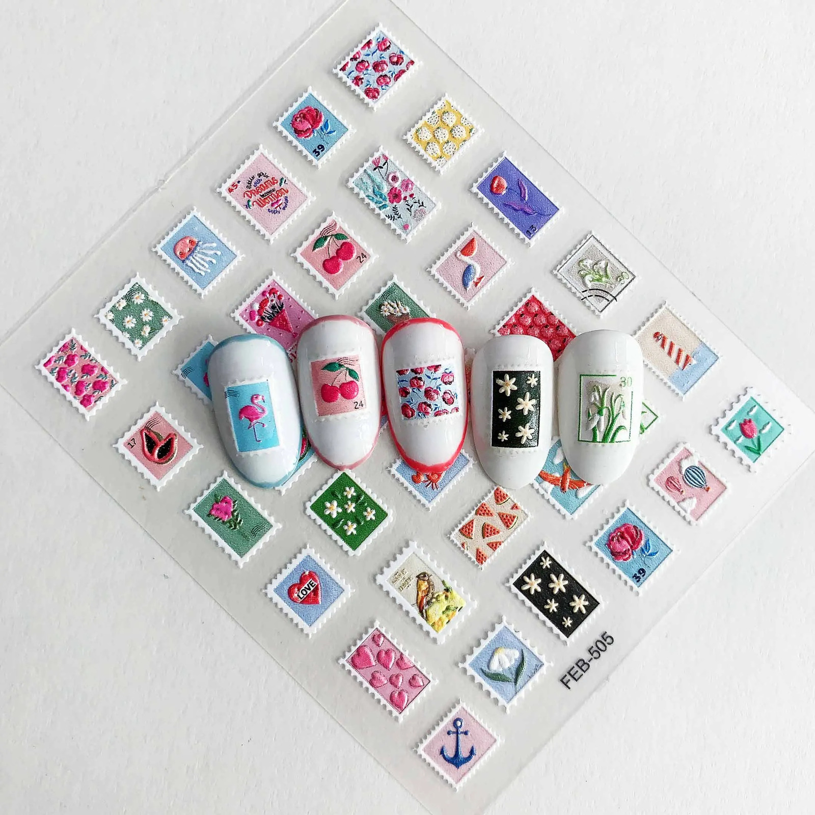 Custom n Sticker for Nails 5D Embossed Gold Bronzing Stamping Nail Sticker Decals Manicure Pedicure Customized 241225