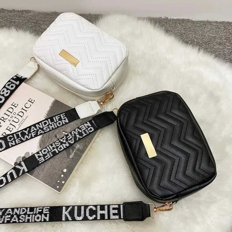 1PCS Fi Solid Color Crossbody Bags PU Women Mini Portable Waterproof Ladies Shoulder BagXJ241225