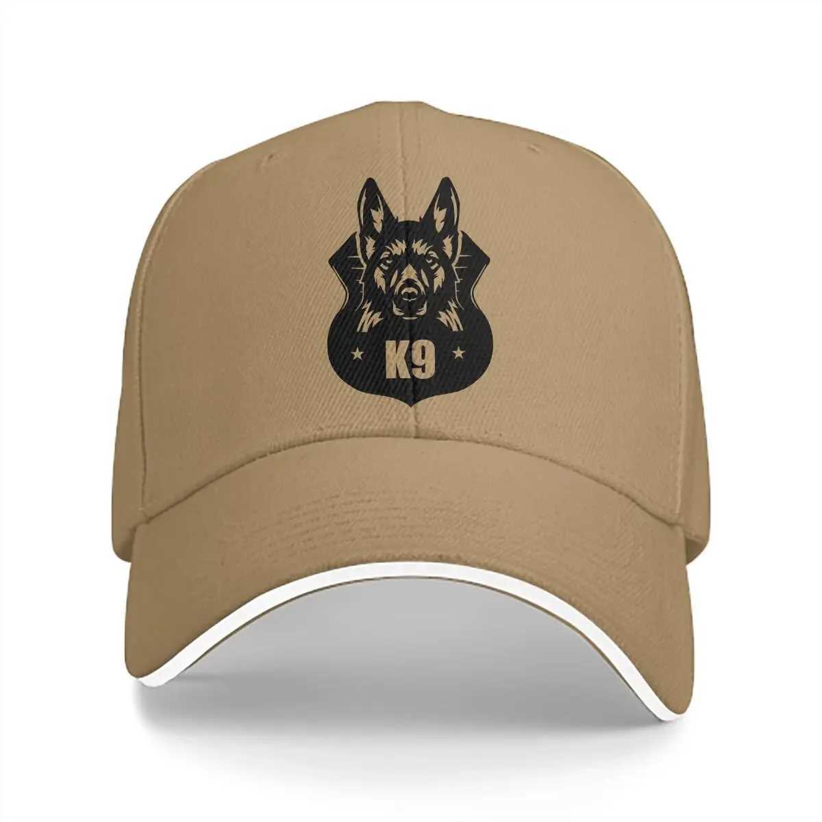 K-9 police dog multi-color hat Peaked mens hat K9 police dog personal protective hat W241225