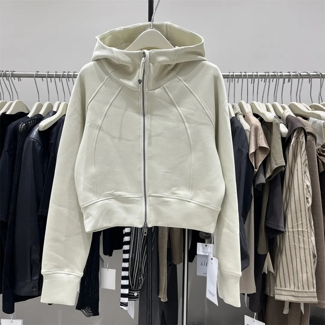 Spring and summer long sleeved hooded sweater loose Korean short zipper thin cardigan jacket 9 non Luluka 241223