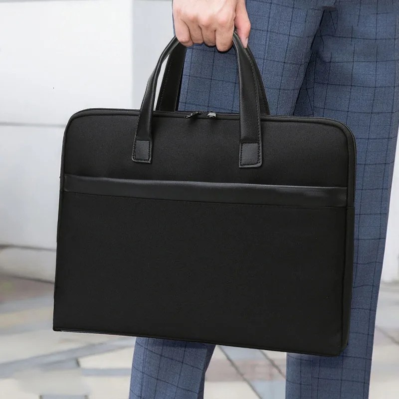 Mens Oxford Briefcase Business Handbags File Bags Computer Bags Head Office Bags Large Capacity 241225