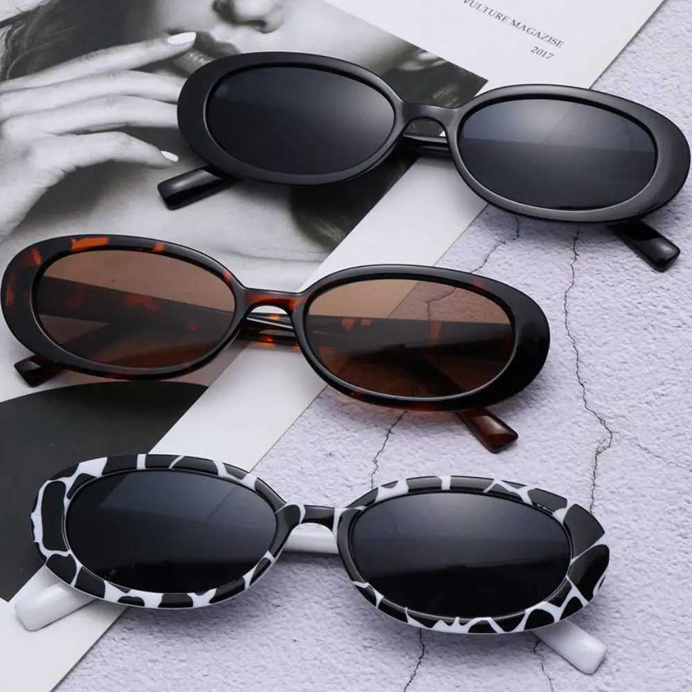 Retro Sunes for Wen Small Oval Frame Sunes Fashion S Polari Eyewear UV400 Protection Outdoor Sports Shadeds X2412251