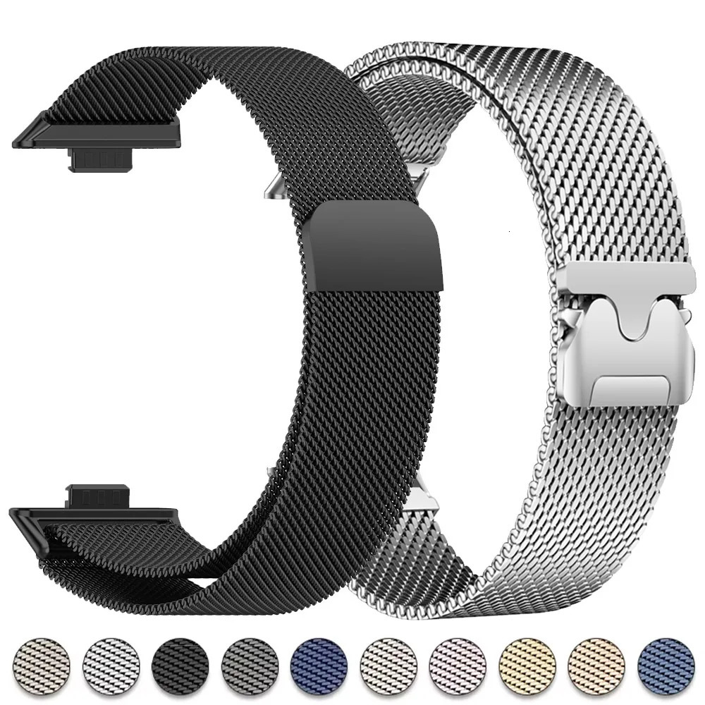 Milanese Magnetic Strap For Huawei Watch Fit 3 Statinless Steel Bracelet SmartWatch Wristband For Huawei Watch Fit3 Metal Band 241225