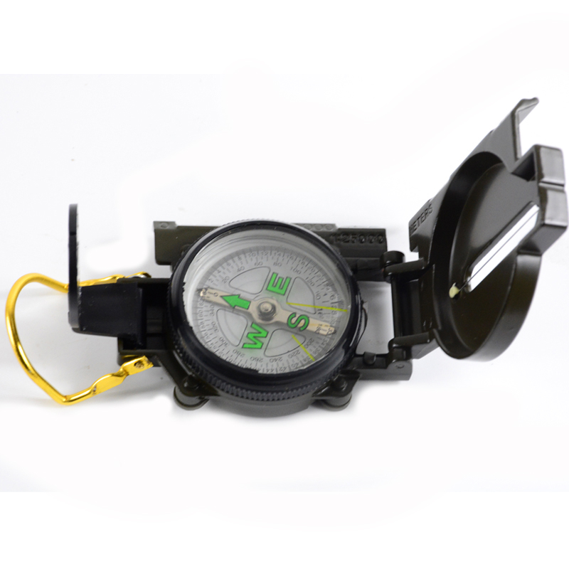 Multifunction metal compass portable Geological marine magnetic compass for outdoor camping