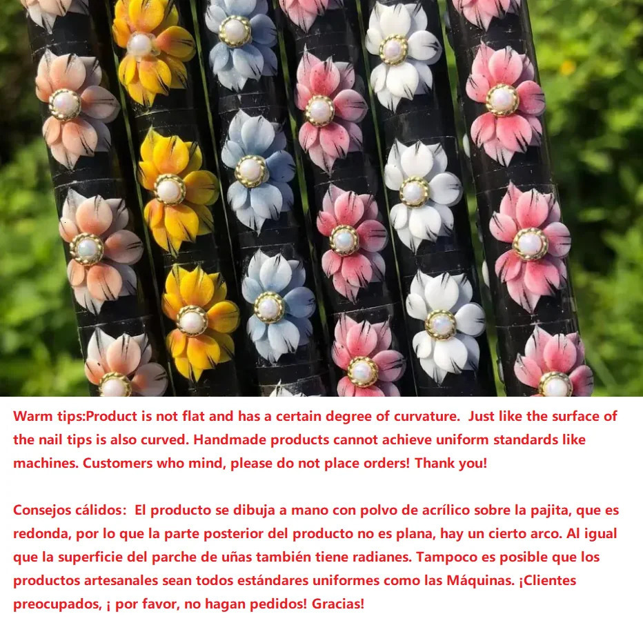 24pcs Manicure Carved Gel 3D Flower White Jewelry Handmade Kawaii Charm Sticker Decoration DIY Nail Art Accessory 241225