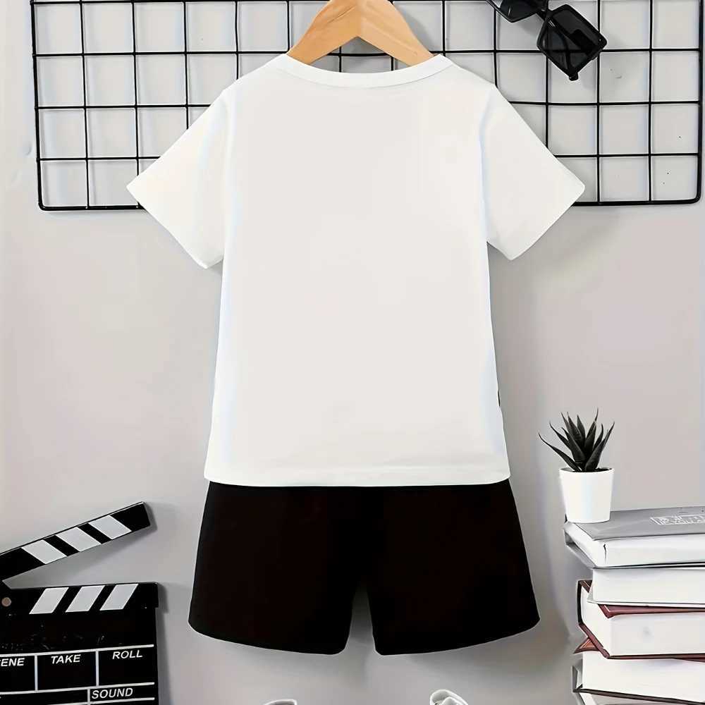 Clothing Sets Summer Baby Girls Clothes Set Children Boy Casual Short Sleeve T-shirts and Shorts 2pcs Suit Kid Top Botton Outfits TracksuitsY241225KQ6