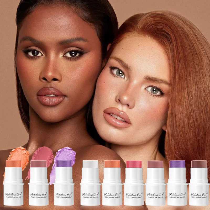 Natural Cheek Ber Cream 6 color b makeup Lasting smooth Rouge B Stick Waterproof b Stick Matte Contour MakeupXJ241225