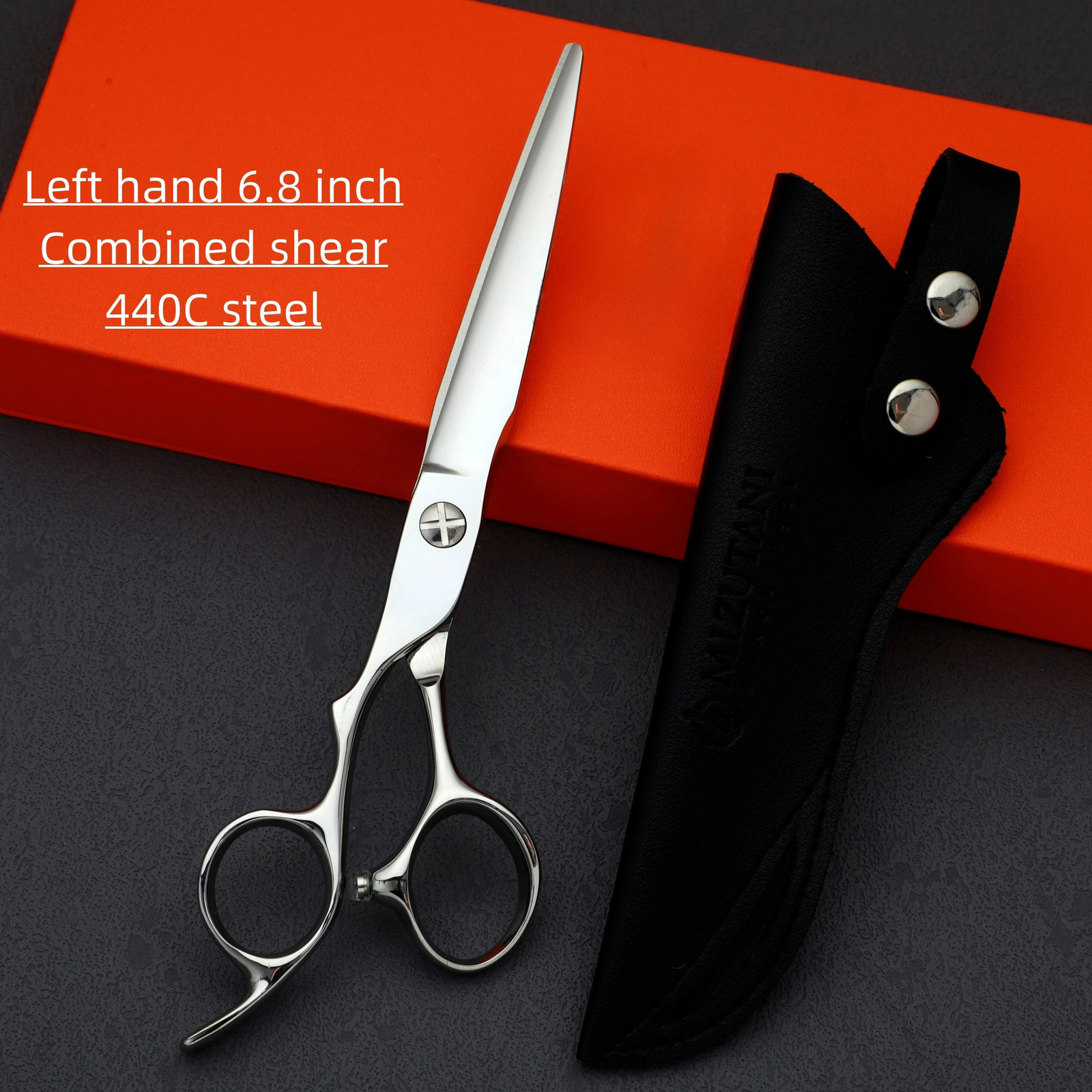 Left hand sissors Professional hairdressing scissors 440c steel hair cutting tools 6.0-6.5-6.8 inches barbershop accessories 241225