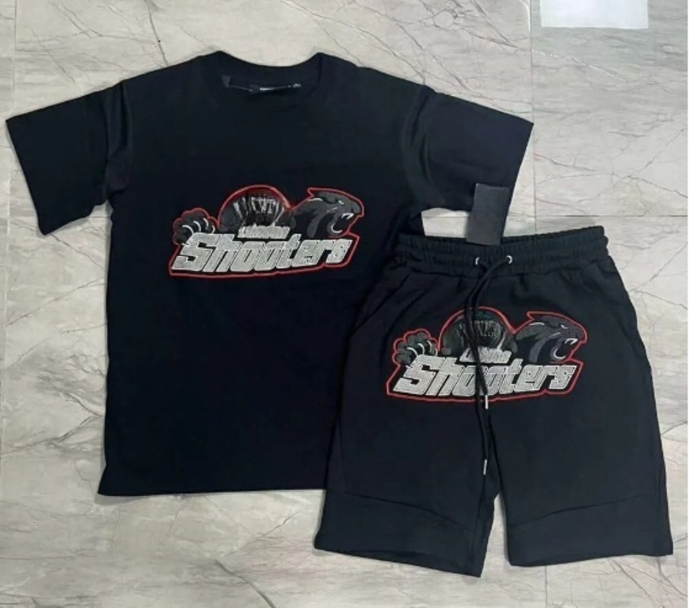 Tracksuit 2025 T Shirt Tshirts Tiger Letter Embroidered Short Sleeves Uk Drill London Shirts And Shorts Set Style fallow ptpttf