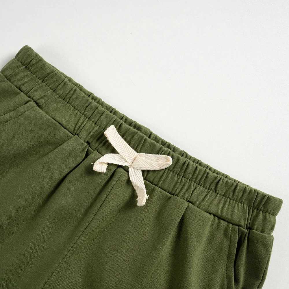 Clothing Sets 2024 New Boys and Girls Fashion Printed Set Kids Short Cotton Shorts Two Piece Casual Soft Clothing 0-6YY241225IE37