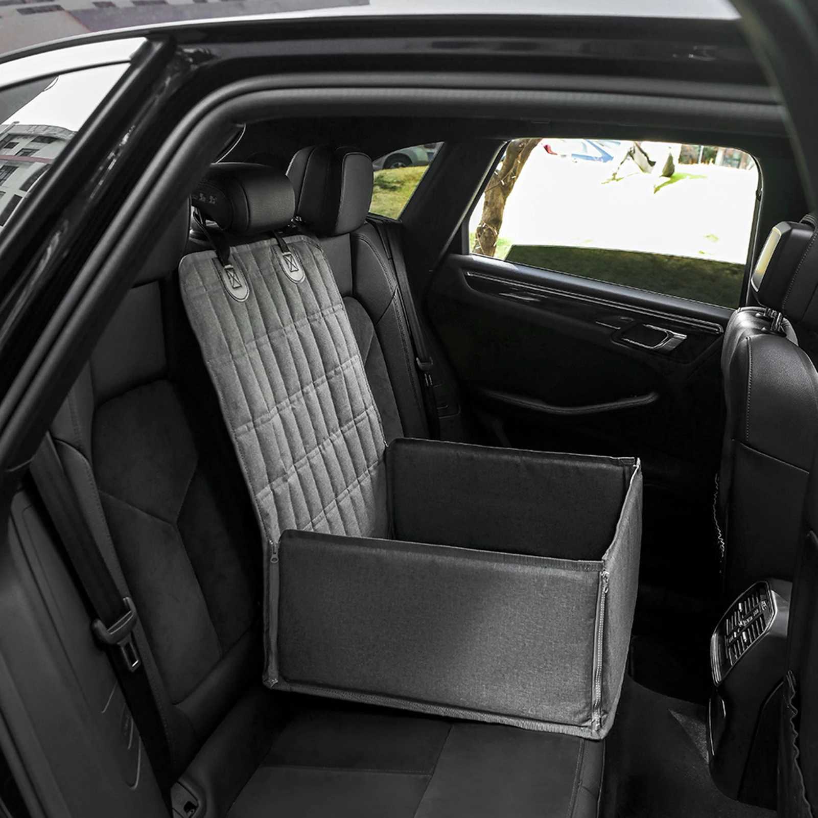 Dog Car Seat Covers Dog Car Seat Cover Pet Travel Carrier Mattress Waterproof Dog Car Seat Protector With Middle Seat Armrest For Dogs H250211