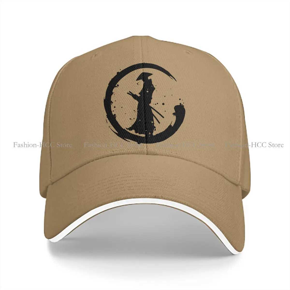 Solid color dad hat Enso Ronin hat sun shading hat baseball hat Japanese samurai bushido foot hat W241225
