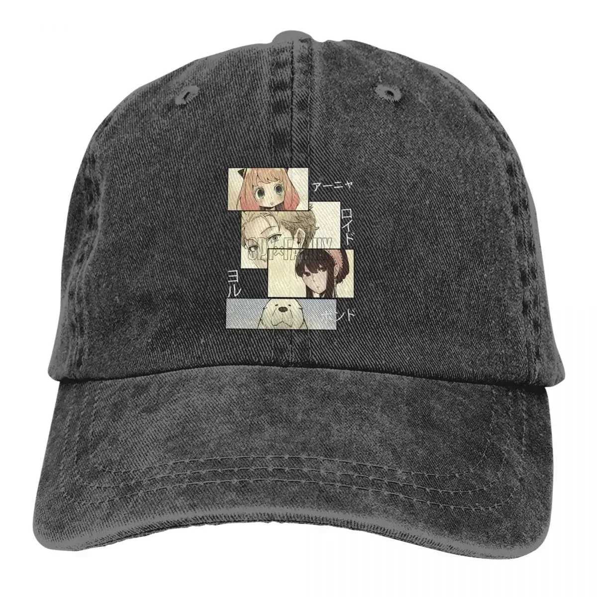 Summer Cap Sun Visor Forge Family Hip Hop Hat Spy x Family Animation Cowboy Hat Pedal Truck Dad Hat W241225