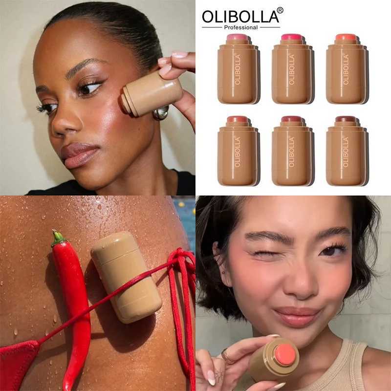 Multi-tone Pocket Ber Stick Magical Lip Stick Creamy B Long-lasting Waterproof Lip Cheek Tint High Pigment HydratingXJ241225