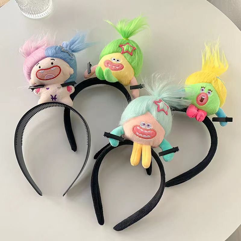 Cute Toothed Doll Cooking Mouse King Hair Hoop Funny Cartoon Constellation Doll New Internet Celebrity Face Wash Headband
