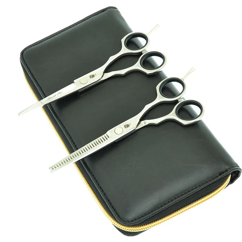 Smith Chu 5.5 inch Hairdressing Scissors Stainless Steel Professional Salon Barber Cutting Scissors Hair Thinning Shears A0030C 241225