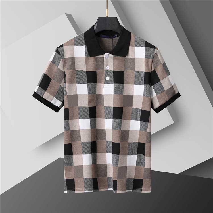 High end embroidered short sleeved cotton polo shirt men s T shirt Korean fashion clothing summer luxury top Asian size M L XL XXL XXXL