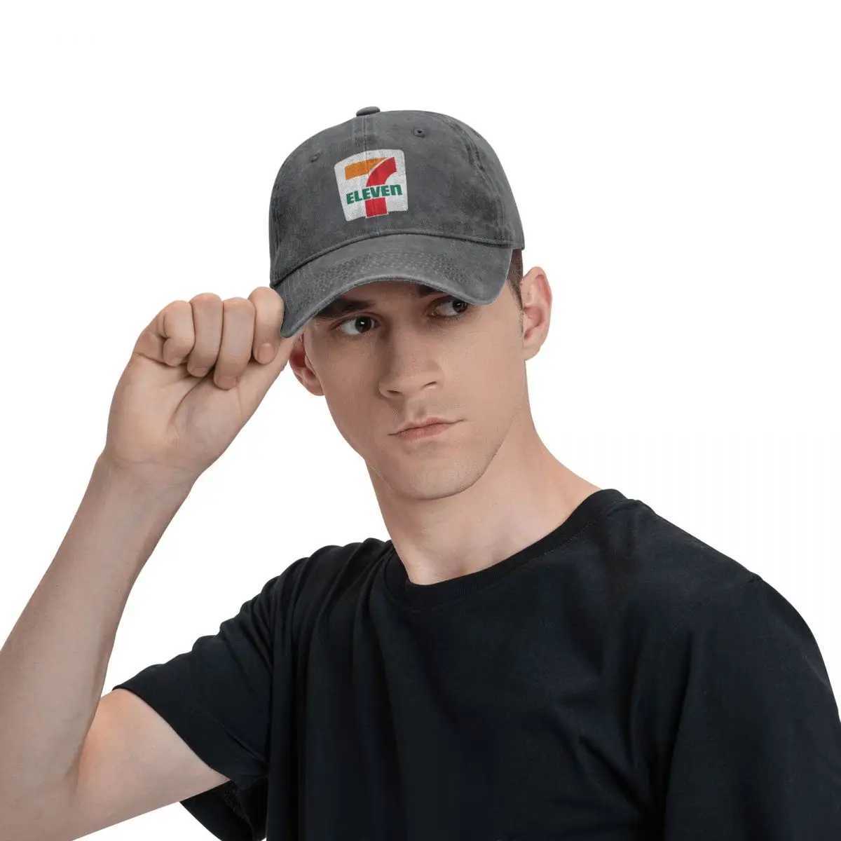 Summer Cap Sun Visor Eleven Hip Hop Caps Casual Hat Seven Eleven Cowboy Hat Peaked Hats W241225