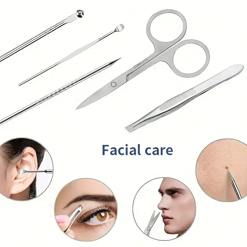 19pcs Nail Clippers Manicure Tool Set With Portable Travel Case Cuticle Nippers And Cutter Kit To Remove Dead Skin Grooming Kit 241225