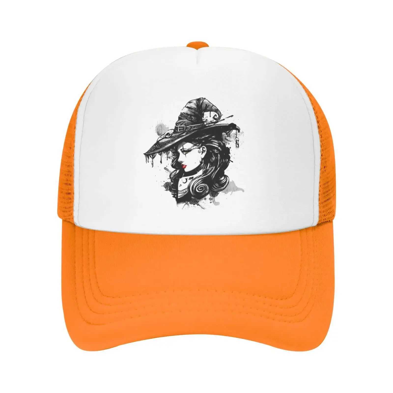Mesh dad hat adjustable washable witch fancy hat baseball dad hat fun Distressed Ball truck driver hat W241225