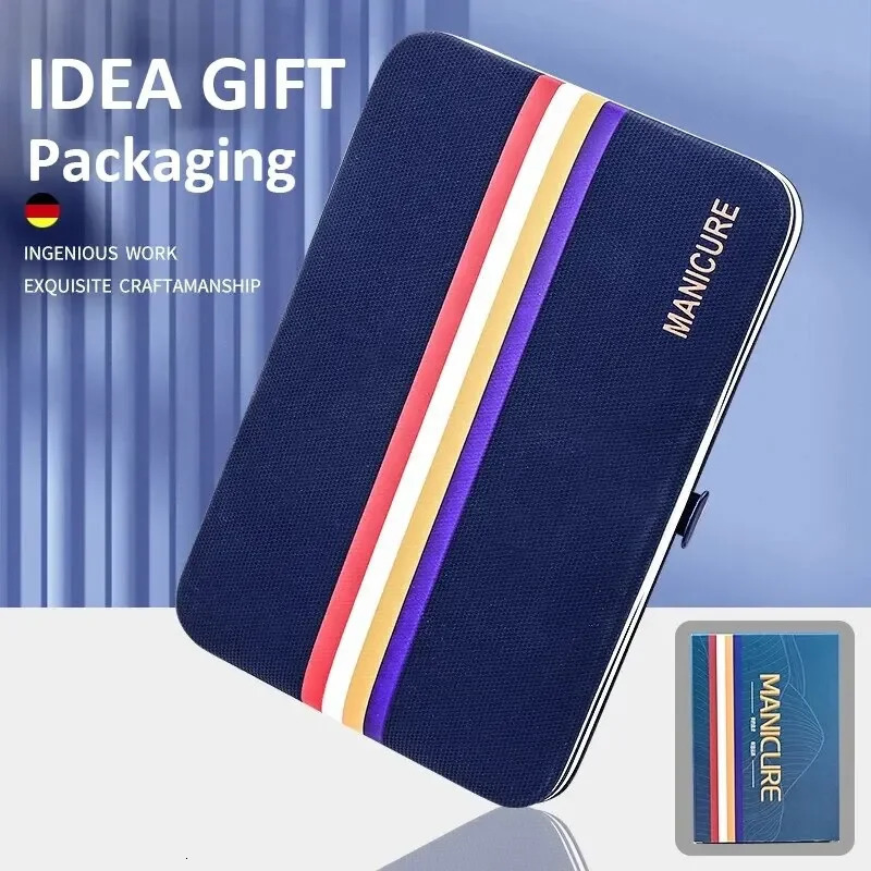 11-13pcs/set Nail Cutter Set Stainless Steel Nail Clippers Set With Folding Bag Manicure Kits Scissors Makeup Beauty Tool 241225
