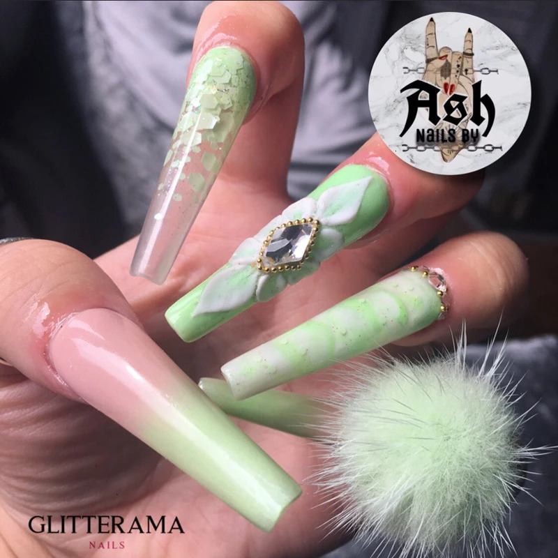 29pcs/Box Fluffy Nail Plush Ball Kawaii Nail Charms DIY Decoration Magnetic Pom Nail Pom Manicure Accessories Kit Charm 241225