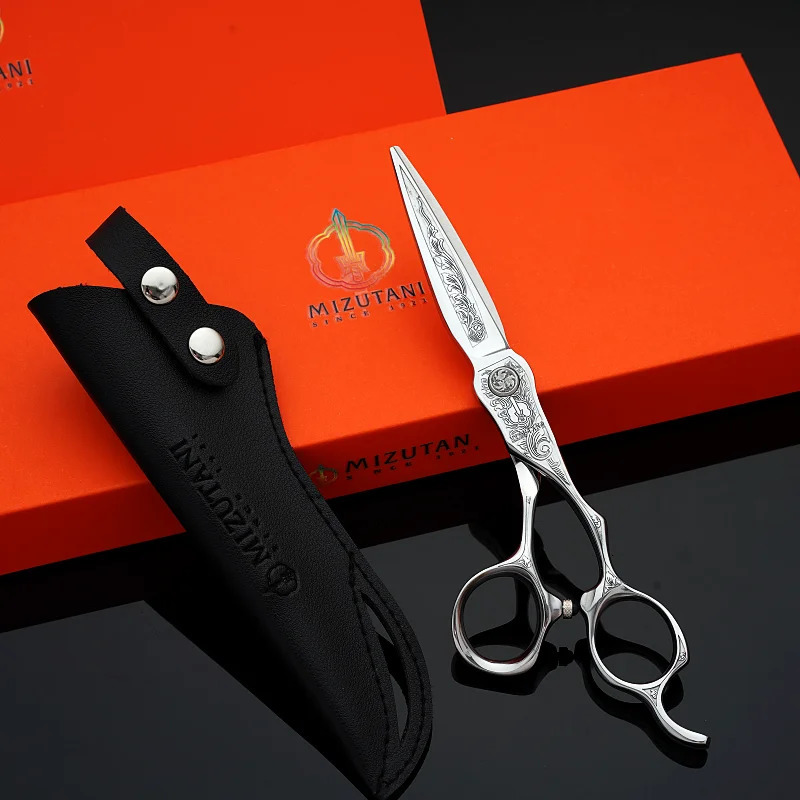barber scissors 6.0 inch scissors VG10 material Three colors available Professional Hairdressing Scissors Barber Tools Scissors 241225