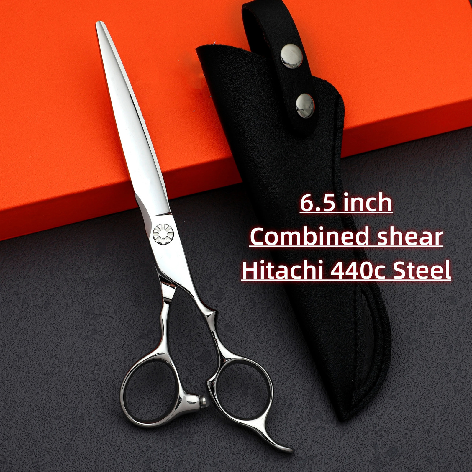 Professional Barber scissors440C steel Hair cutting machinethinning shearsSet of 6.0-6.5-6.8 inchesbarbershop accessories 241225