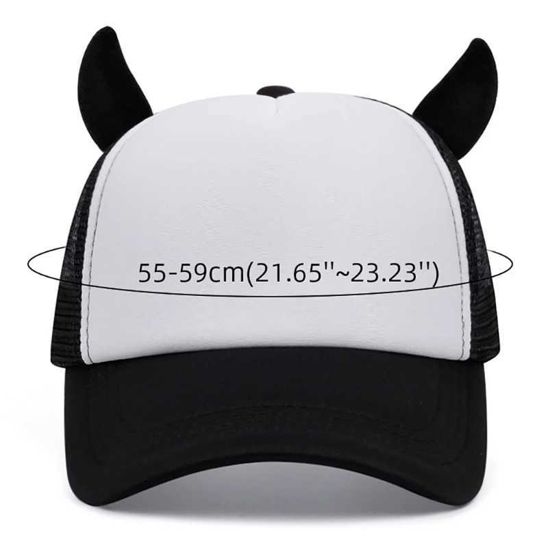 Devil Horn baseball cap adjusts head size eyes capture toe cap bicycle climbing travel cap W241225