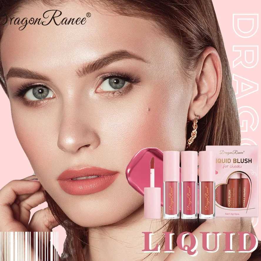 1/3Pc Mini Matte Liquid B 8Color Velvet Ber Orange Peach Face Rouge Lasting Beauty Natural Cheek Tint Cream B MakeupXJ241225