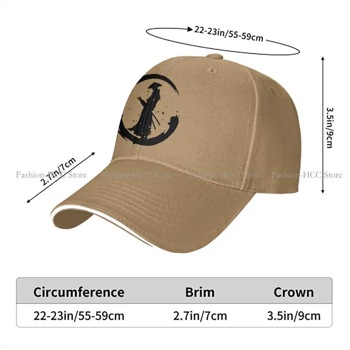 Solid color dad hat Enso Ronin hat sun shading hat baseball hat Japanese samurai bushido foot hat W241225