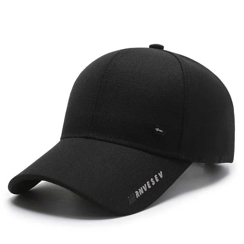High quality baseball cap mens baseball cap 2021 new dad cap truck cap outdoor sports cap solid color adjustable foot cap W241225