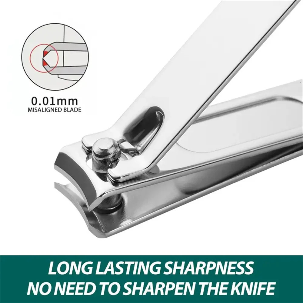 Home Nail Clipper Set of 18 Pieces Large Size Dead Skin Pliers Diagonal to Remove Dead Skin Small Eyebrow Clipper Leather Sleeve 241225