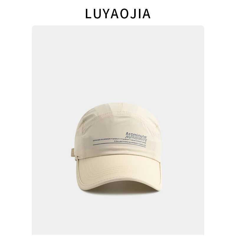 Mens Summer Thin Quick Drying Breathable Soft Top Sports Baseball Hat Womens Sunscreen Leather Hat W241225