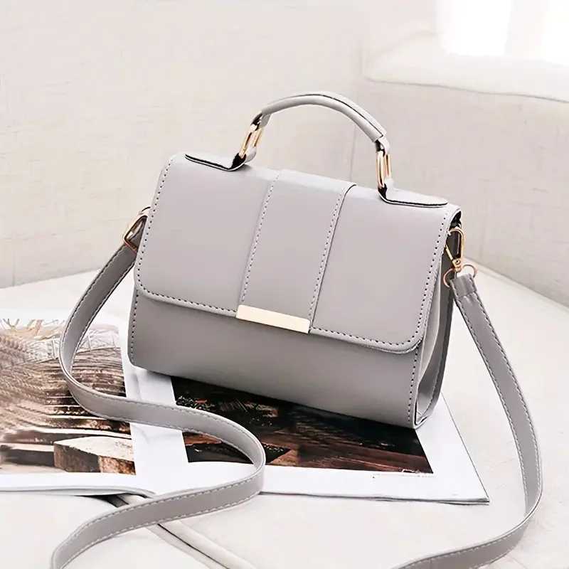 Simple Design Small Top-handle Bags For Women Pu Leather Casual Square Crossbody Shoulder Bag For Daily UsedXJ241225