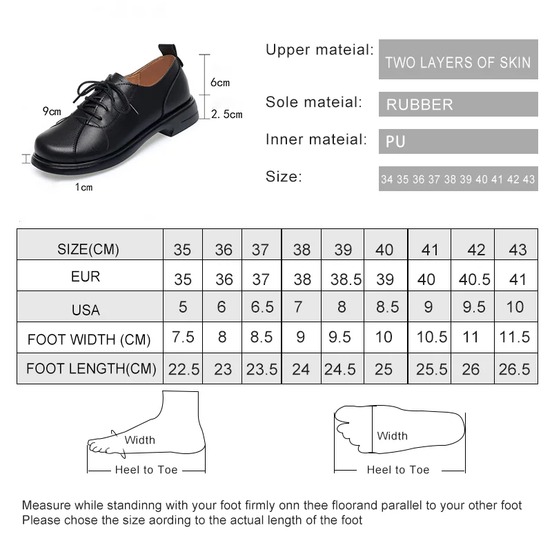 AIYUQI Ladies Shoes Non-slip Autumn Genuine Leather British Style Women Casual Shoes Lace-up Women's Shoes