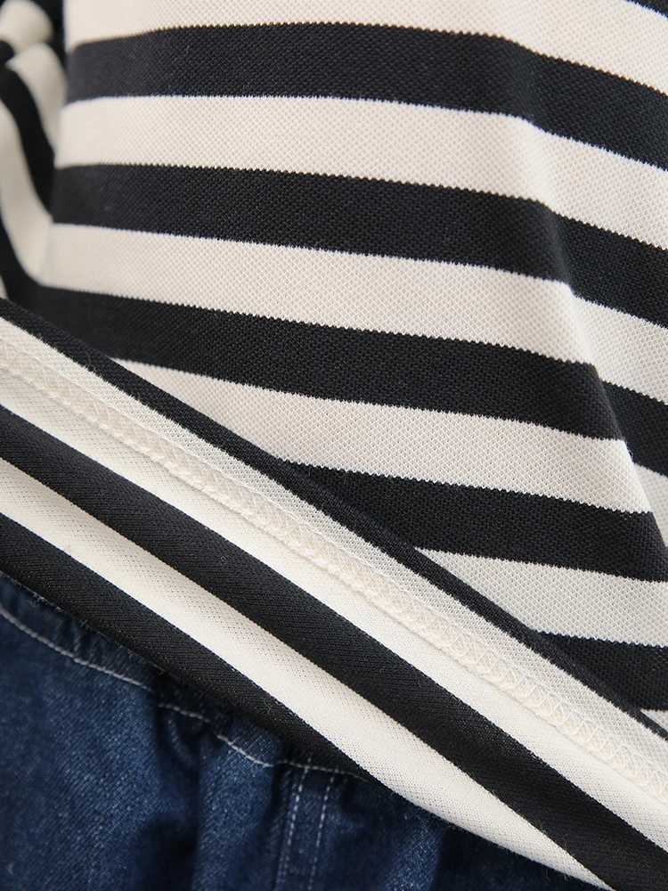 LJMOFA Boys Casual Short Sleeve Polo Shirts Kids Clothes Stripes Turn-down Collar Summer Cotton Toddler Sports T-shirt D436XJ241225