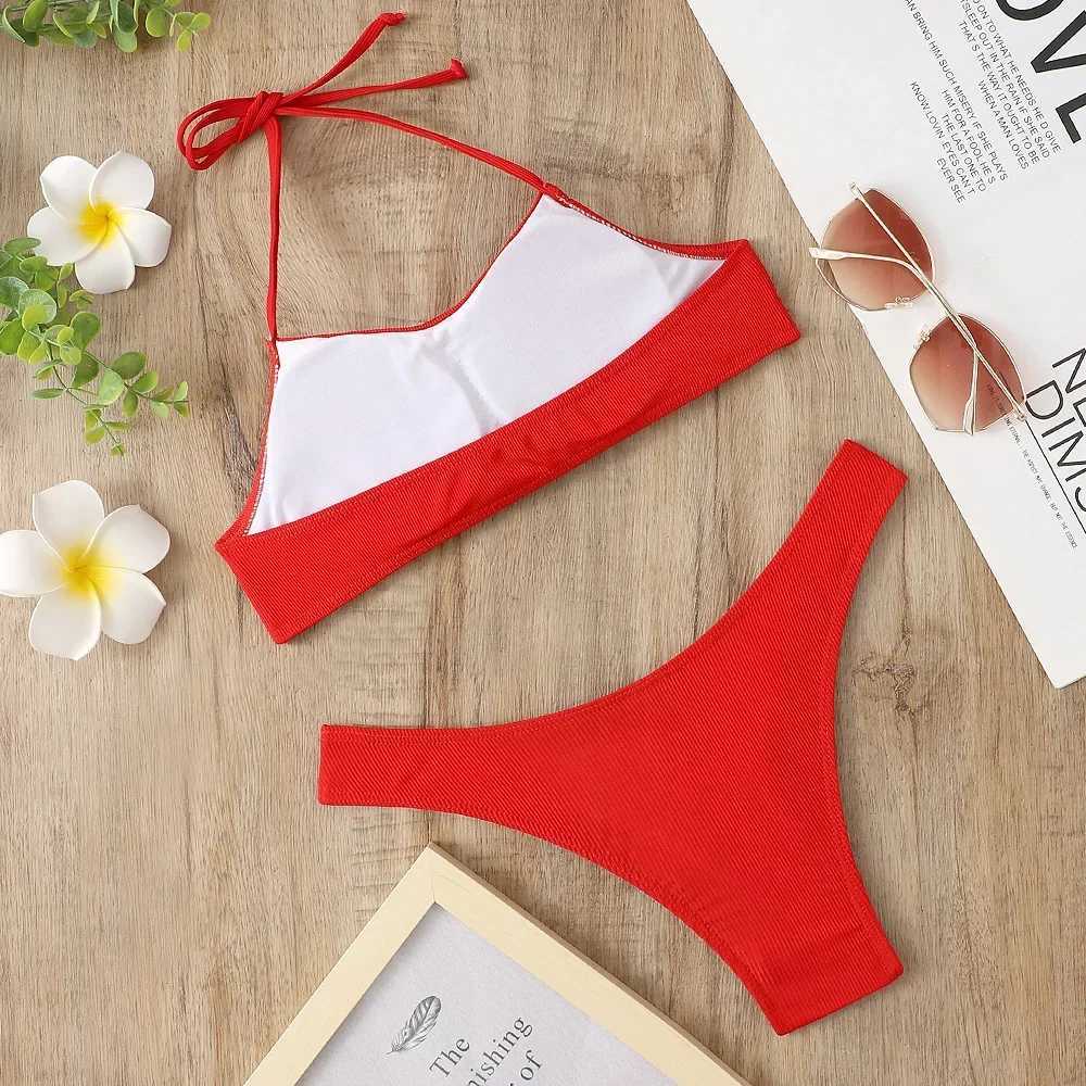 Brazilian bikini swimsuit set for women classic beach bikini sexy set 20224NewW241225