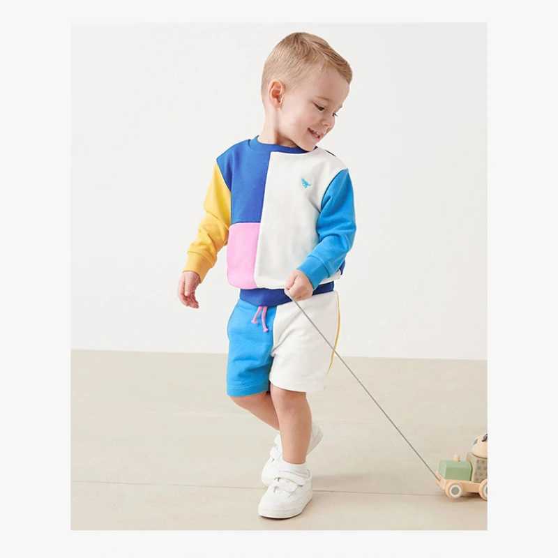 Clothing Sets Autumn Winter Baby Girl Clothes Set Kid Boy Fashion Sweatshirts Pullover shorts Bottom 2pcs Suit Children Long Sleeve TracksuitY241225IG