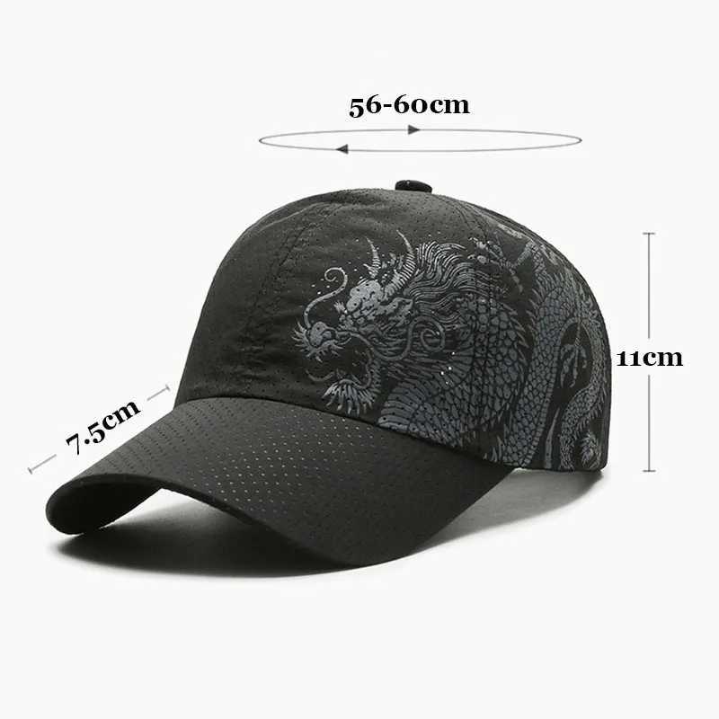 New China Summer Mens Baseball Hat Womens Sunscreen Breathable Fast Drying Sweat Leather Hat Mens Sports Snapshot Sunhat Unisex W241225