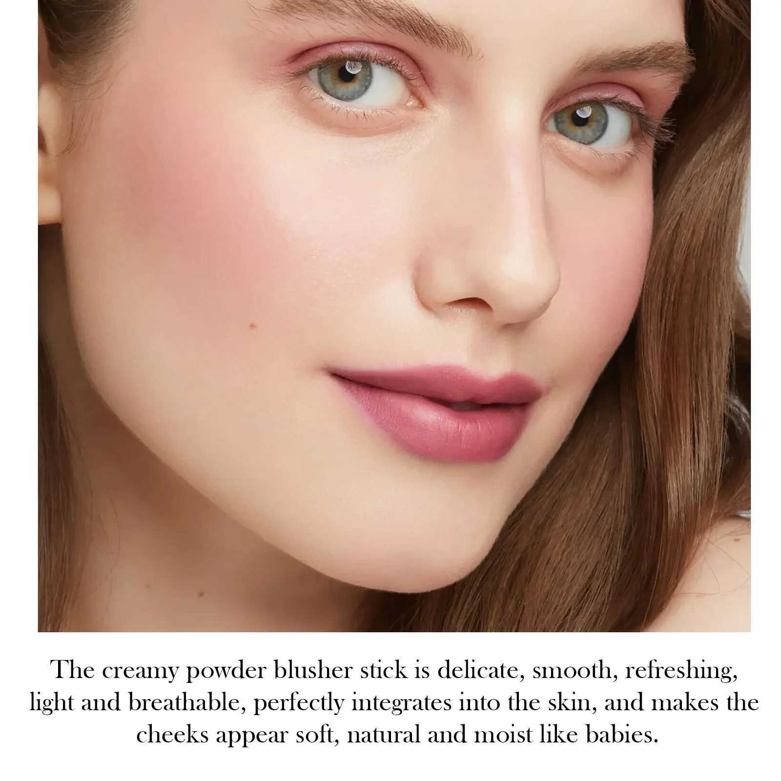 3PCS Pink/Red Tinted B Stick Eyes Cheek Lips Makeup 3in1 Monochromatic Multi B Stick Face Rouge Ber Makeup WholesaleXJ241225