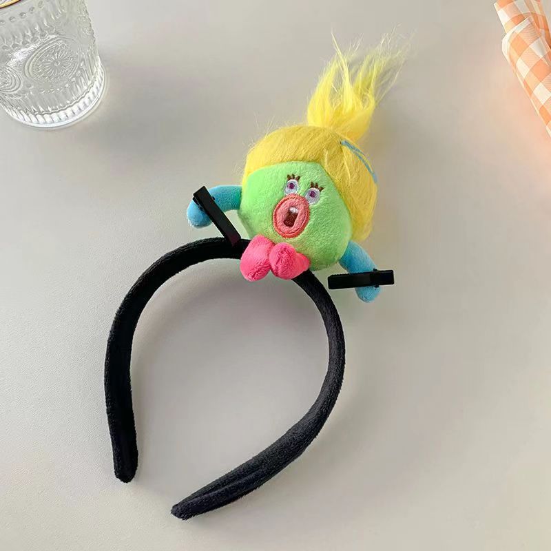 Cute Toothed Doll Cooking Mouse King Hair Hoop Funny Cartoon Constellation Doll New Internet Celebrity Face Wash Headband