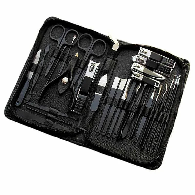 Manicure Cutters Nail Clipper Set Household Stainless Steel Manicure Kit Nail Clippers Pedicure Nail Scissors Tool 241225