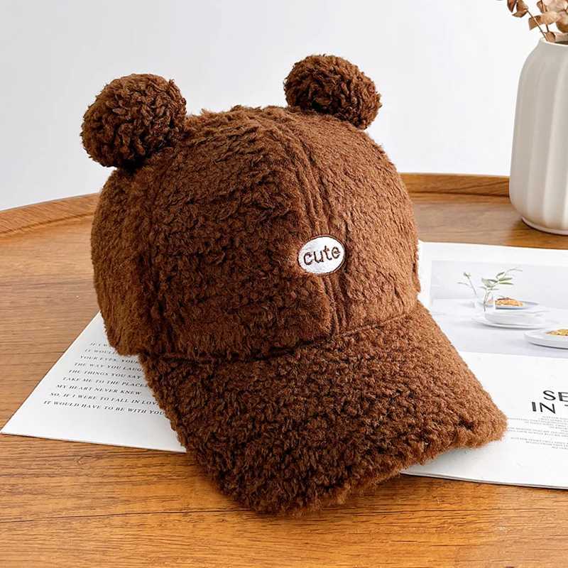 Autumn Fashion Peaked Cap 2022 New Casual Wild Solid Color Baseball Hat Winter Simple Cute Personalized Outdoor Warm Hat W241225