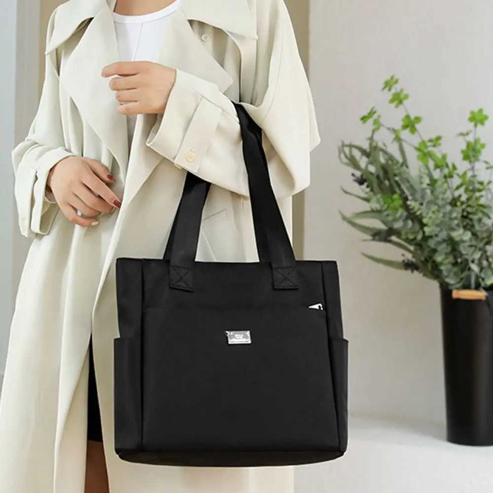 Lightweight Waterproof Nyl Shoulder Bag Large Capacity Handbag Tote Bags For Work School And Travel Shoulder BagsXJ241225