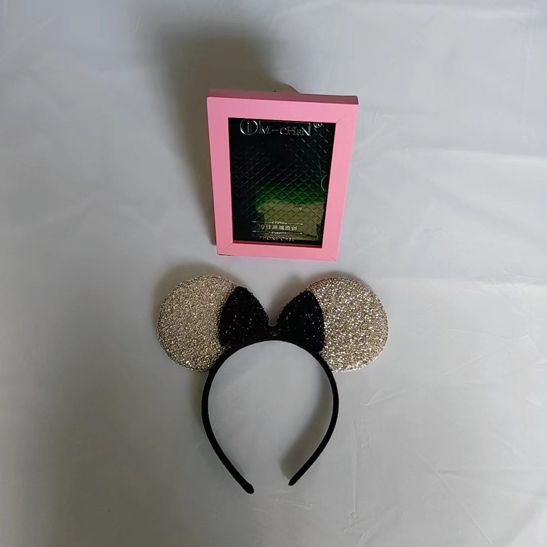 Hairband Cartoon Mouse Ears Bow Children's Performance Party Headwear